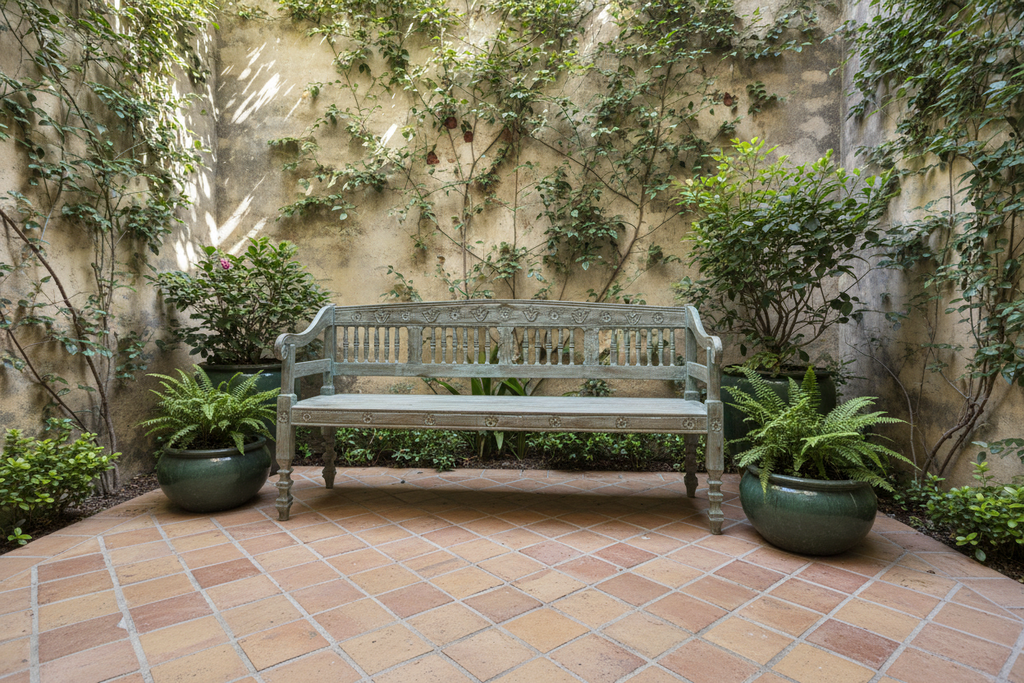 Bench — Enclosed Courtyard