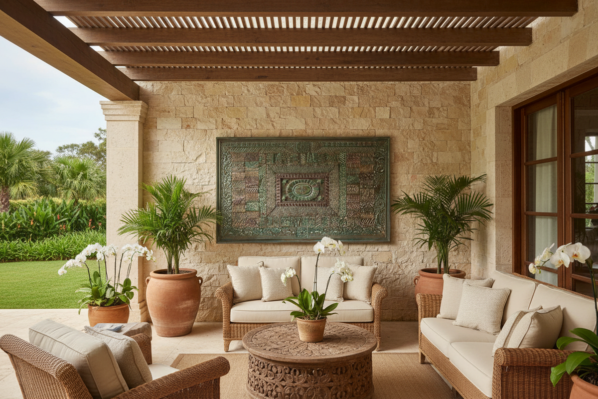 Embossed Wall Panel - Covered Outdoor