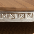 Geometric Star Carving Detail