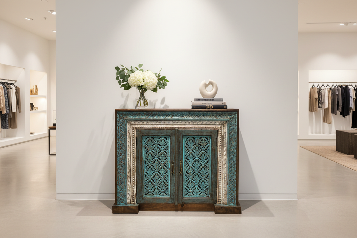 Hand-Carved Sideboard — Boutique