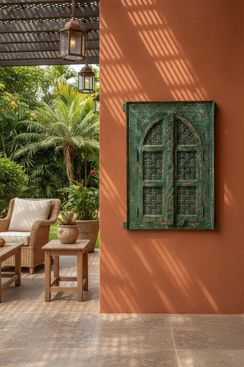 Jali Panel — Covered Outdoor, Doors Closed