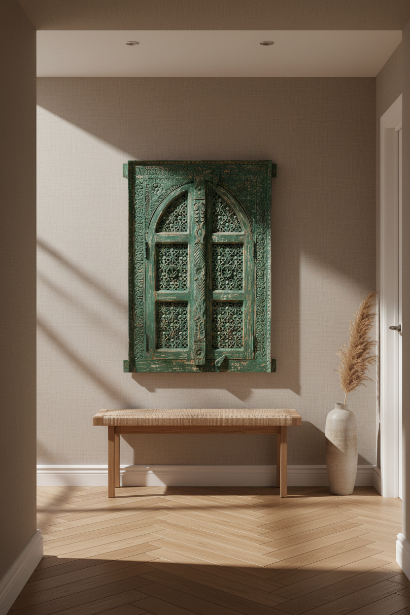 Jali Panel in Hallway