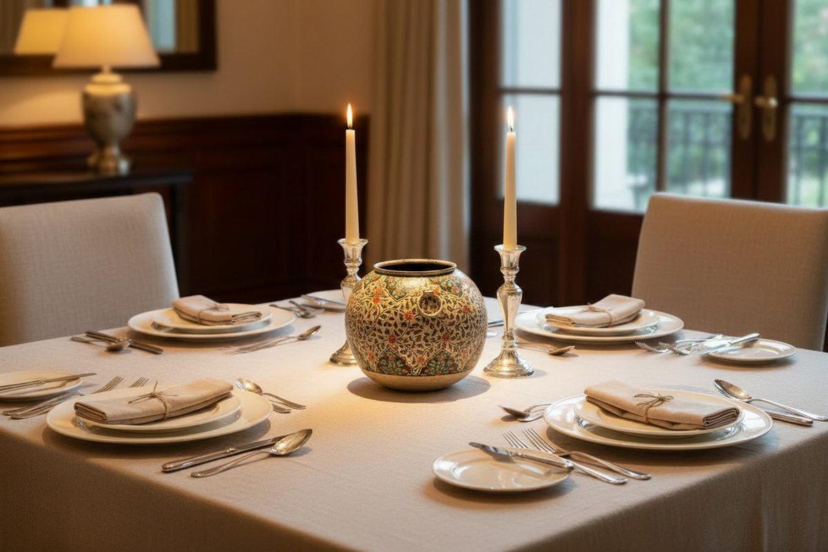 Jodhpur Garden — Dining Table No Wine