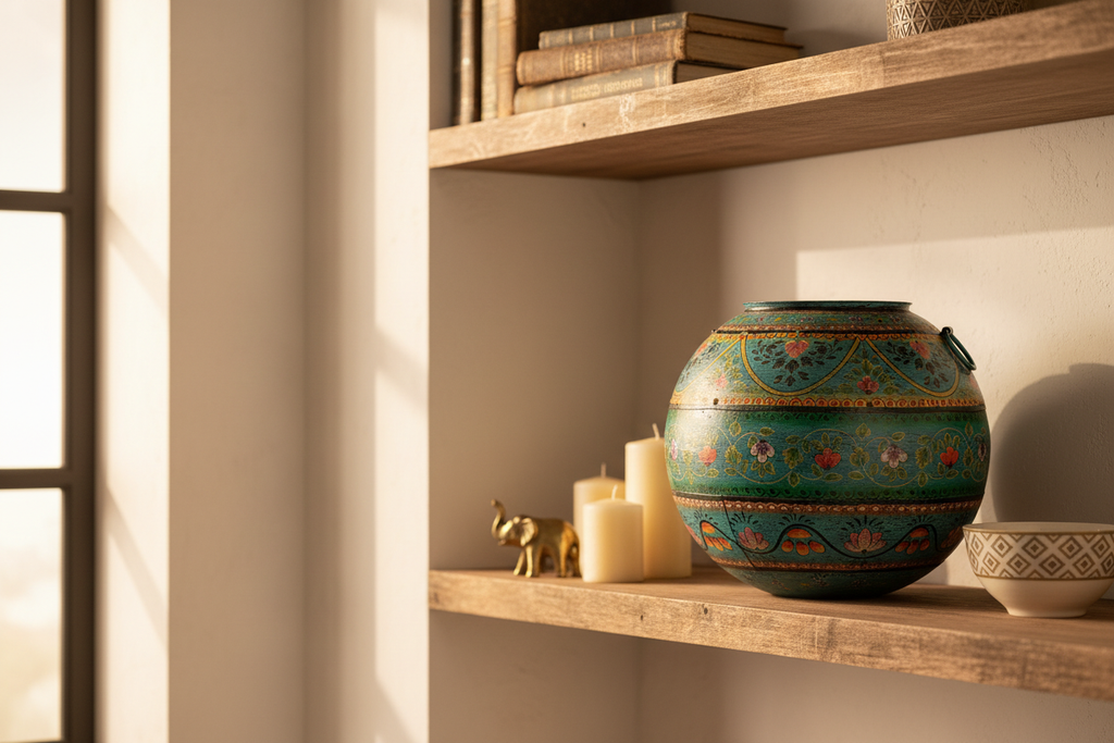 Jodhpur Sky — Shelf Styling